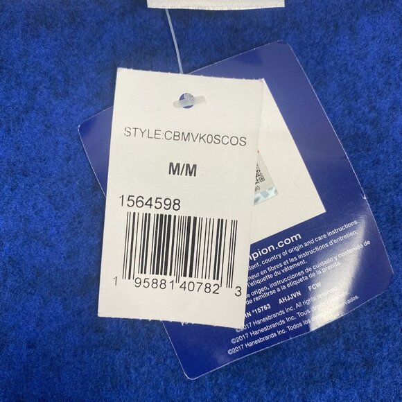 Champion Men’s Athleticwear Sweater Sweatshirt  Blue Comfort Size M New - Picture 7 of 14